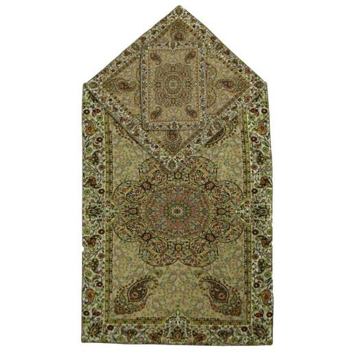 ست سجاده جانماز ترمه افشار(کرم)